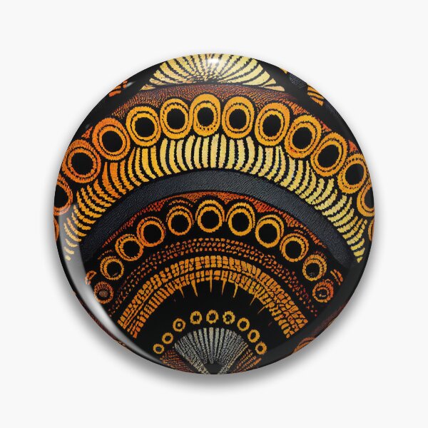 Item preview, Scaley African Pattern Digital Painting designed and sold by CodeAndColors.