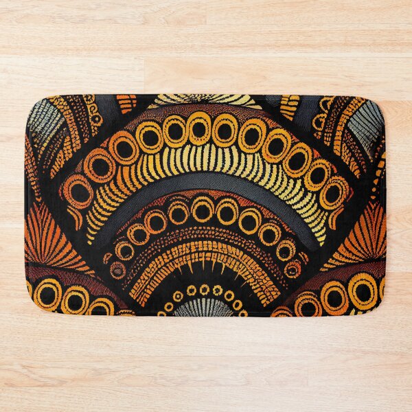 Item preview, Scaley African Pattern Digital Painting designed and sold by CodeAndColors.