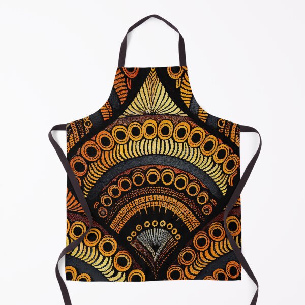 Item preview, Scaley African Pattern Digital Painting designed and sold by CodeAndColors.
