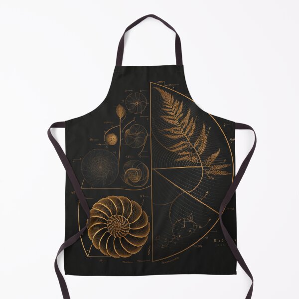 Item preview, Fibonacci Golden Ratio in Elegant and Exclusive Golden and Black Design designed and sold by RAGANADesign.
