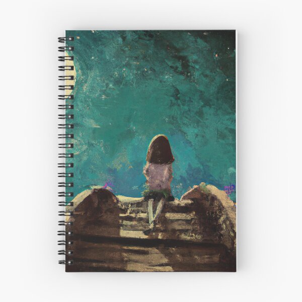 Item preview, "Contemplation Under the Moonlight: A Young Girl's Solitude" designed and sold by Sparkline.