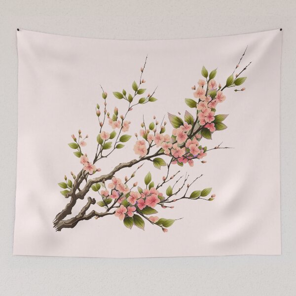 Item preview, Japanese Cherry Blossom Branch - Spring or Valentine's Day Theme designed and sold by MagicSatchel.