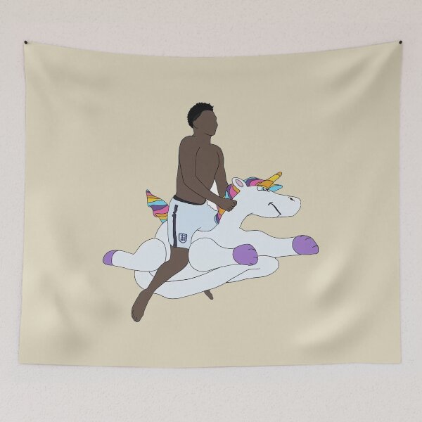 Item preview, Bukayo Saka Little Chilli 7 Saka Unicorn designed and sold by Fan-Shop.