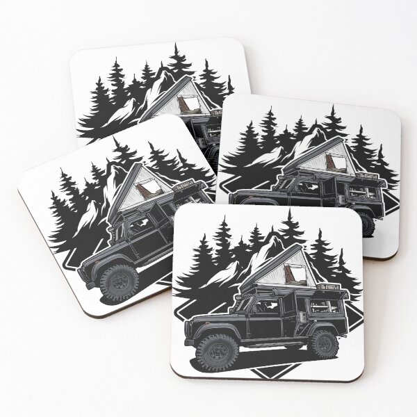 Item preview, Illustration // Roof tent // Defender off-road vehicle designed and sold by SW-Graffixx.