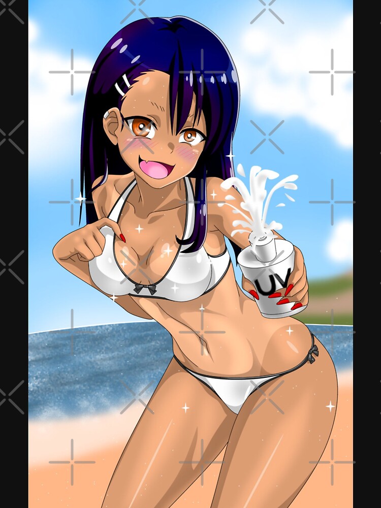 Nagatoro Hayase - The Sassy Waifu from Don't Toy with Me, Miss Nagatoro  anime and manga Sticker for Sale by theUltZombie