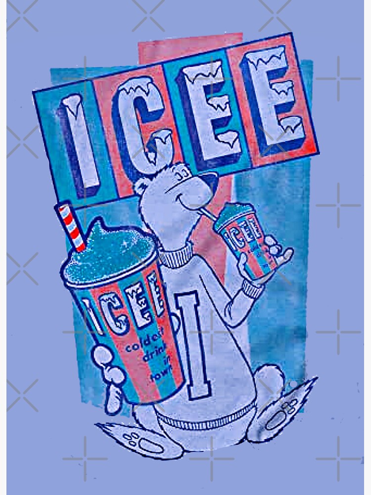 Retro Icee Design Replica Sticker For Sale By Coffeecountyjim Redbubble 8079