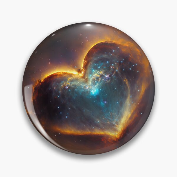Item preview, La Nebulosa del Corazón en Amber Aqua y Ochre designed and sold by KLOIK.