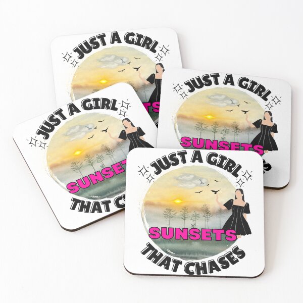 Item preview, Just A Girl That Chases sunsets designed and sold by SAM FRITA.