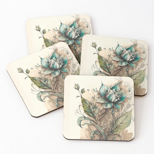 Item preview, Abstract flower drawing (9/12) designed and sold by sabantha.