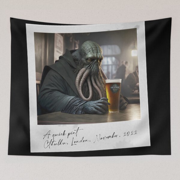 Item preview, A quick pint before home. Cthulhu  designed and sold by SmallSingy.