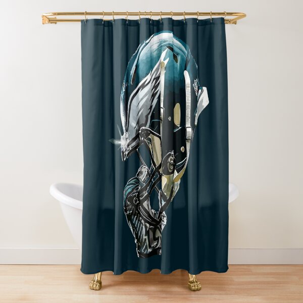 Philadelphia Eagles helmet Shower Curtain for Sale by