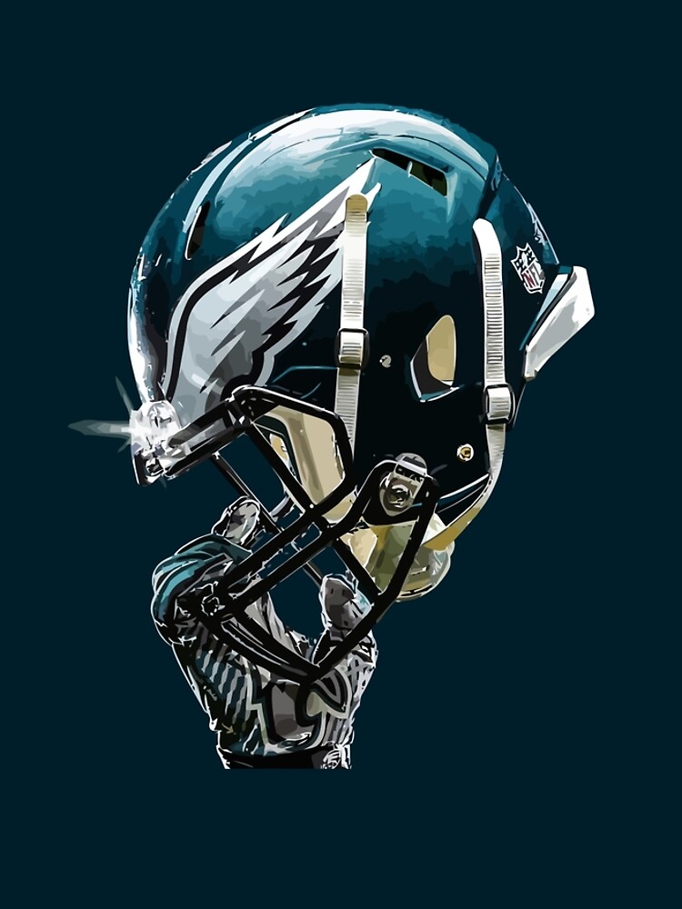 Philadelphia Eagles helmet fan art Kids T-Shirt for Sale by