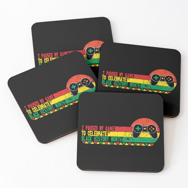 Item preview, I Paused My Game To Celebrate Black History Month   designed and sold by BahaLaasri.