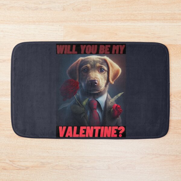 Item preview, A cute Dog asking to be his Valentine designed and sold by art4thought.