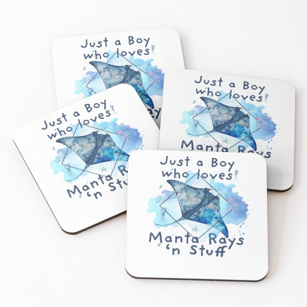 Item preview, Just a Boy who loves Manta Rays - Beautiful manta ray for boys designed and sold by BrainlabStudios.