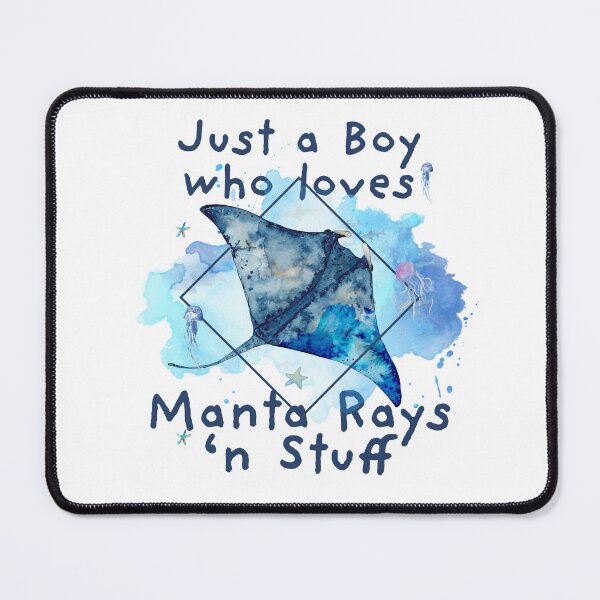 Item preview, Just a Boy who loves Manta Rays - Beautiful manta ray for boys designed and sold by BrainlabStudios.