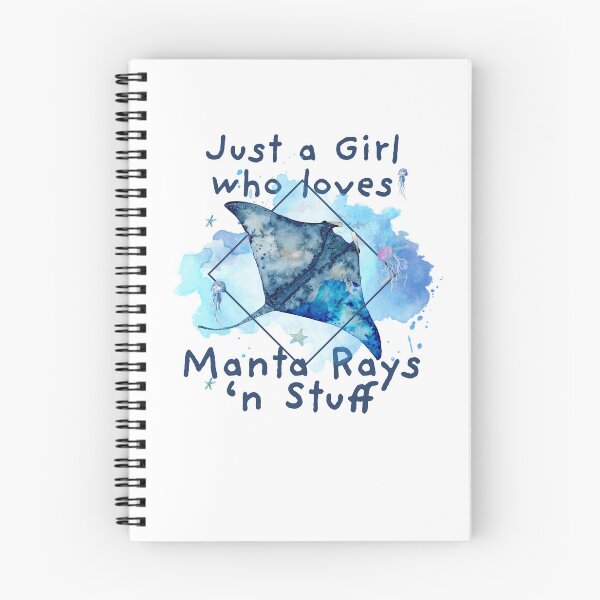 Item preview, Just a Girl who loves Manta Rays - Beautiful manta ray for girls designed and sold by BrainlabStudios.