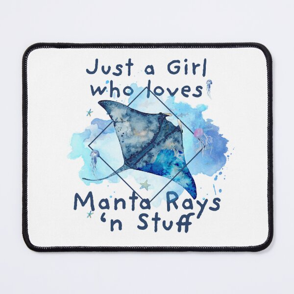Item preview, Just a Girl who loves Manta Rays - Beautiful manta ray for girls designed and sold by BrainlabStudios.