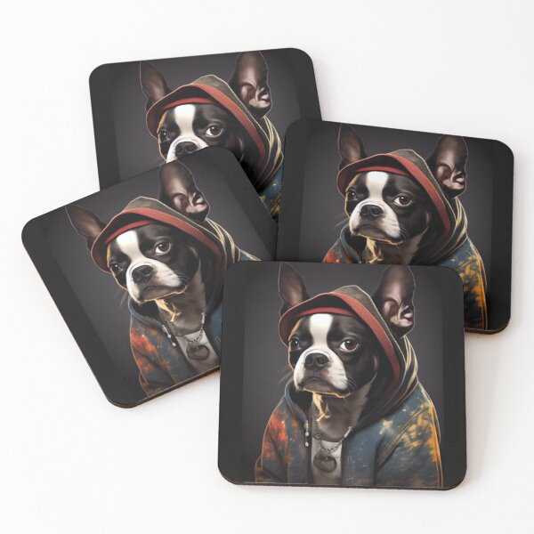 Item preview, Boston Terrier dog Hip Hop fashion designed and sold by MaryAnn84.
