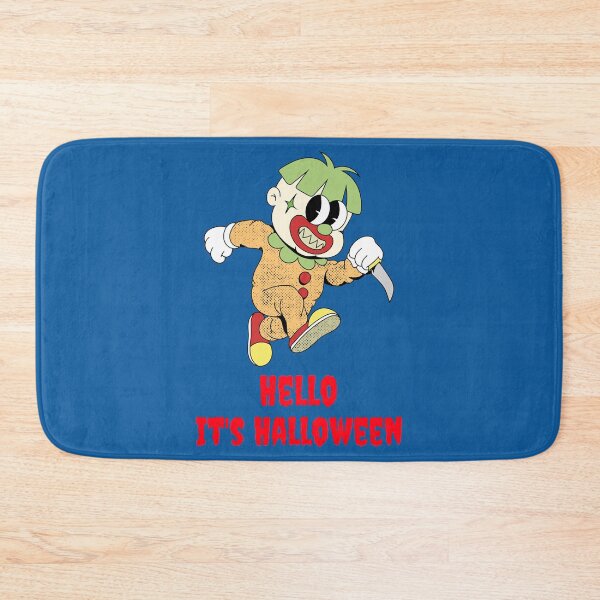 Item preview, Hello it_s Halloween clown with knife designed and sold by RoknRideDGTL.
