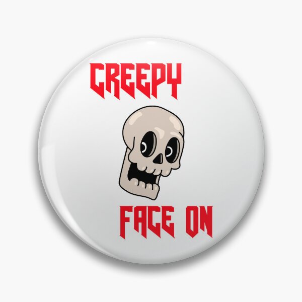 Item preview, Hello it_s Halloween creepy face on designed and sold by RoknRideDGTL.
