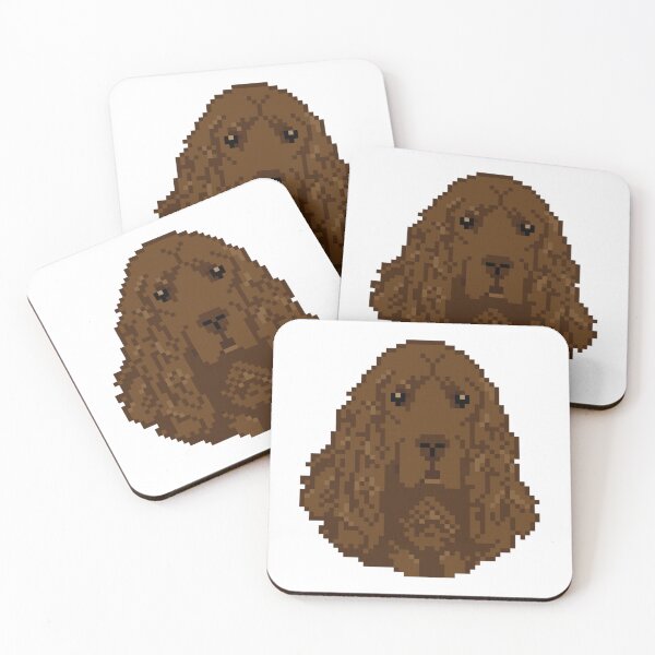 Item preview, Cocker Spaniel Dog - Pixel Art designed and sold by FepicDesign.