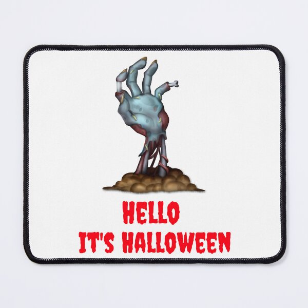 Item preview, Hello it_s Halloween ghost hand designed and sold by RoknRideDGTL.