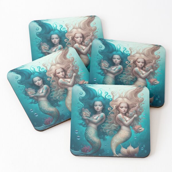 Item preview, Mystical fantasy mermaids designed and sold by Shaani.