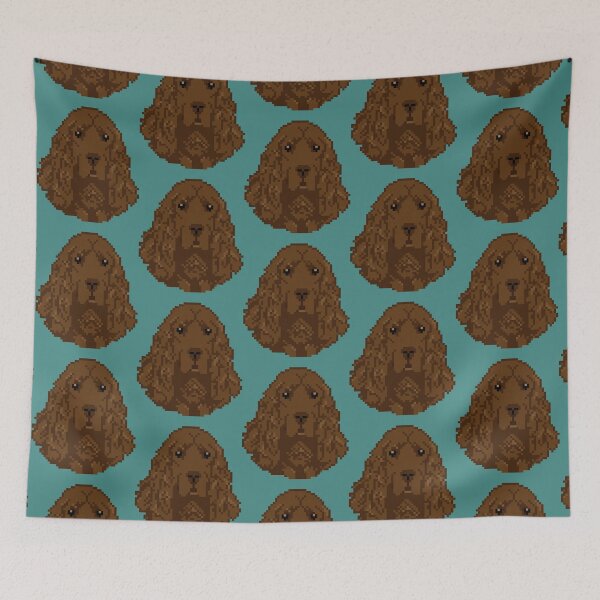 Item preview, Cocker Spaniel Dog - Pixel Art designed and sold by FepicDesign.