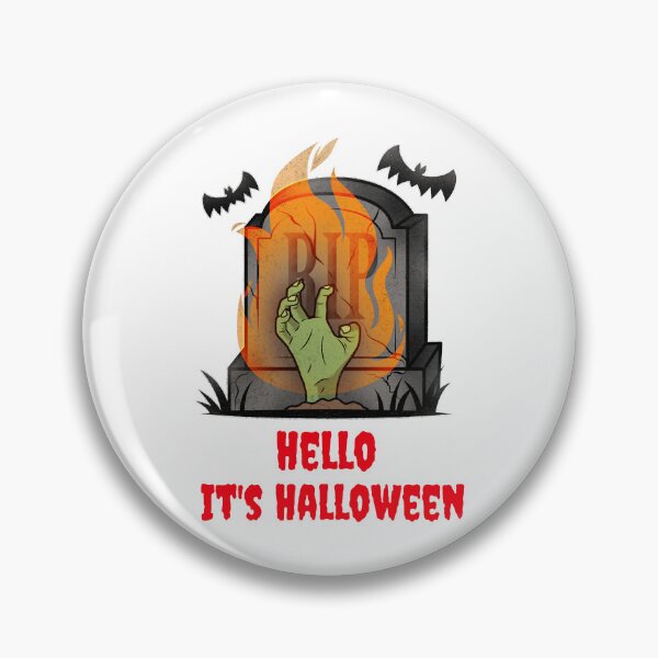 Item preview, Hello it_s Halloween RIP designed and sold by RoknRideDGTL.