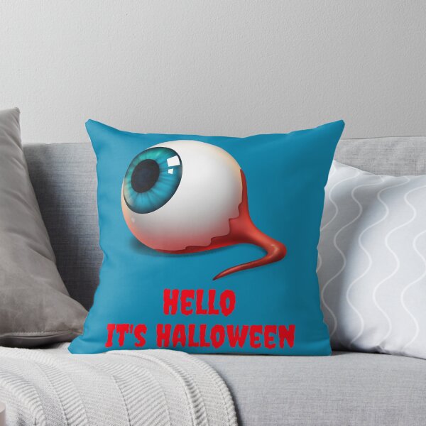 Item preview, Hello it_s Halloween scary eyeball designed and sold by RoknRideDGTL.