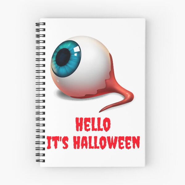 Item preview, Hello it_s Halloween scary eyeball designed and sold by RoknRideDGTL.