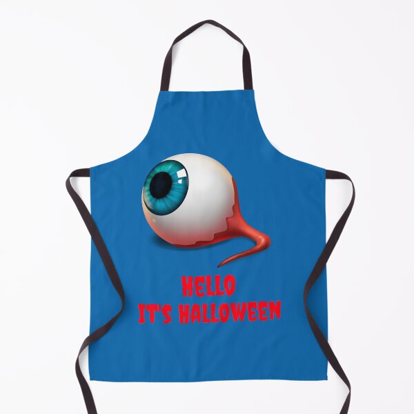Item preview, Hello it_s Halloween scary eyeball designed and sold by RoknRideDGTL.