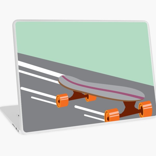 Fast Skateboard Laptop Skin