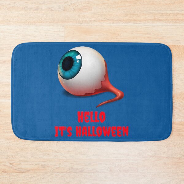 Item preview, Hello it_s Halloween scary eyeball designed and sold by RoknRideDGTL.