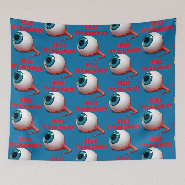 Item preview, Hello it_s Halloween scary eyeball designed and sold by RoknRideDGTL.