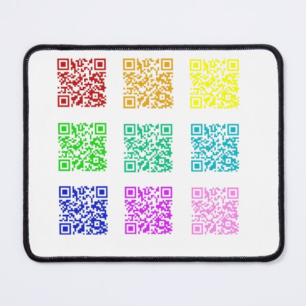 Item preview, Rainbow Rickroll QR Code Sticker Pack designed and sold by casserolestan.