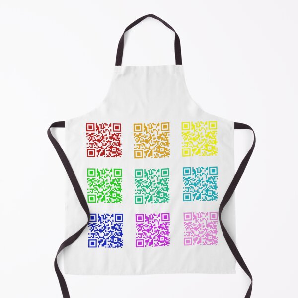 Item preview, Rainbow Rickroll QR Code Sticker Pack designed and sold by casserolestan.