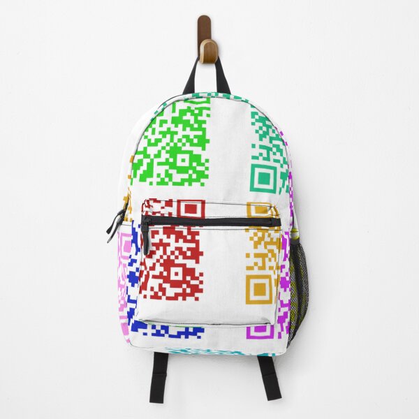 Item preview, Rainbow Rickroll QR Code Sticker Pack designed and sold by casserolestan.