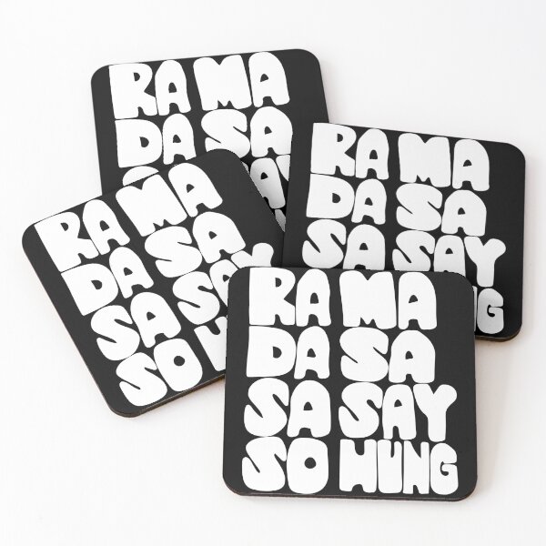 Item preview, Ra Ma Da Sa Sa Say So Hung Mantra White designed and sold by wordznart.