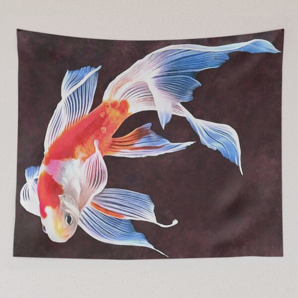 Item preview, Swimming Goldfish Realistic Fine Art designed and sold by taiche.