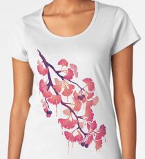 O Ginkgo Premium Rundhals-Shirt