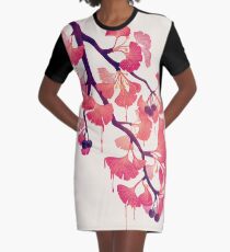 O Ginkgo Graphic T-Shirt Dress