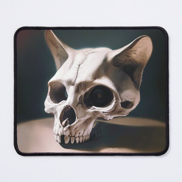 Item preview, Cat Skull, Fantasy Poster designed and sold by SkullandKitten.