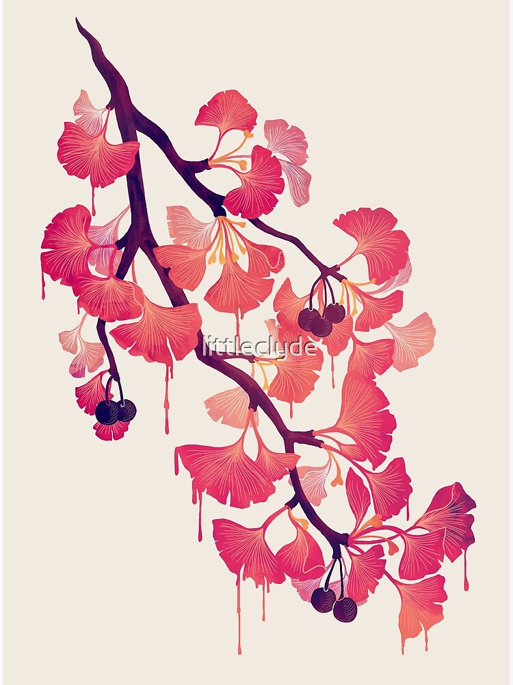 Thumbnail 3 of 3, Art Print, O Ginkgo designed and sold by littleclyde.