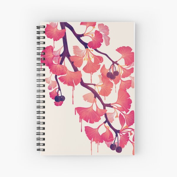 O Ginkgo Spiral Notebook