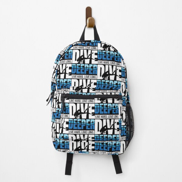 Item preview, live hard love long dive deeper diver designed and sold by RoknRideDGTL.