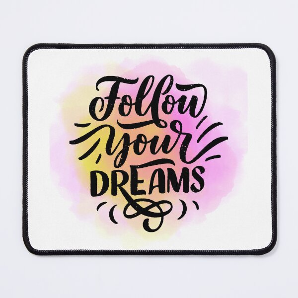 Item preview, FOLLOW YOUR DREAMS TYPOGRAPHY  designed and sold by jasneetchopra27.