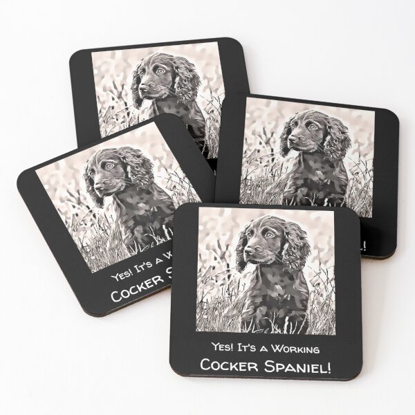 Item preview, Working Cocker Spaniel Adorable Fluffy designed and sold by FepicDesign.