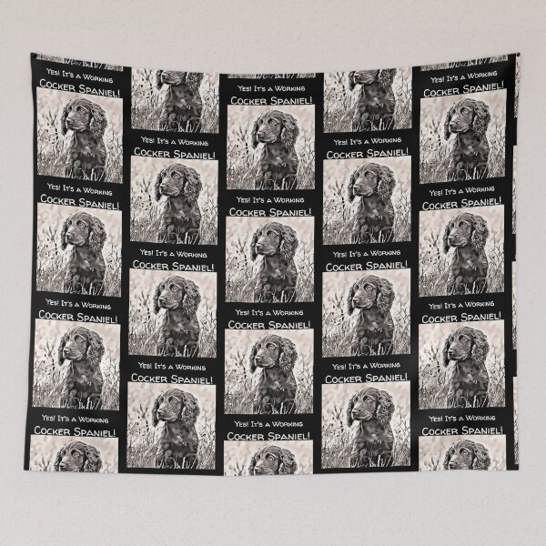 Item preview, Working Cocker Spaniel Adorable Fluffy designed and sold by FepicDesign.